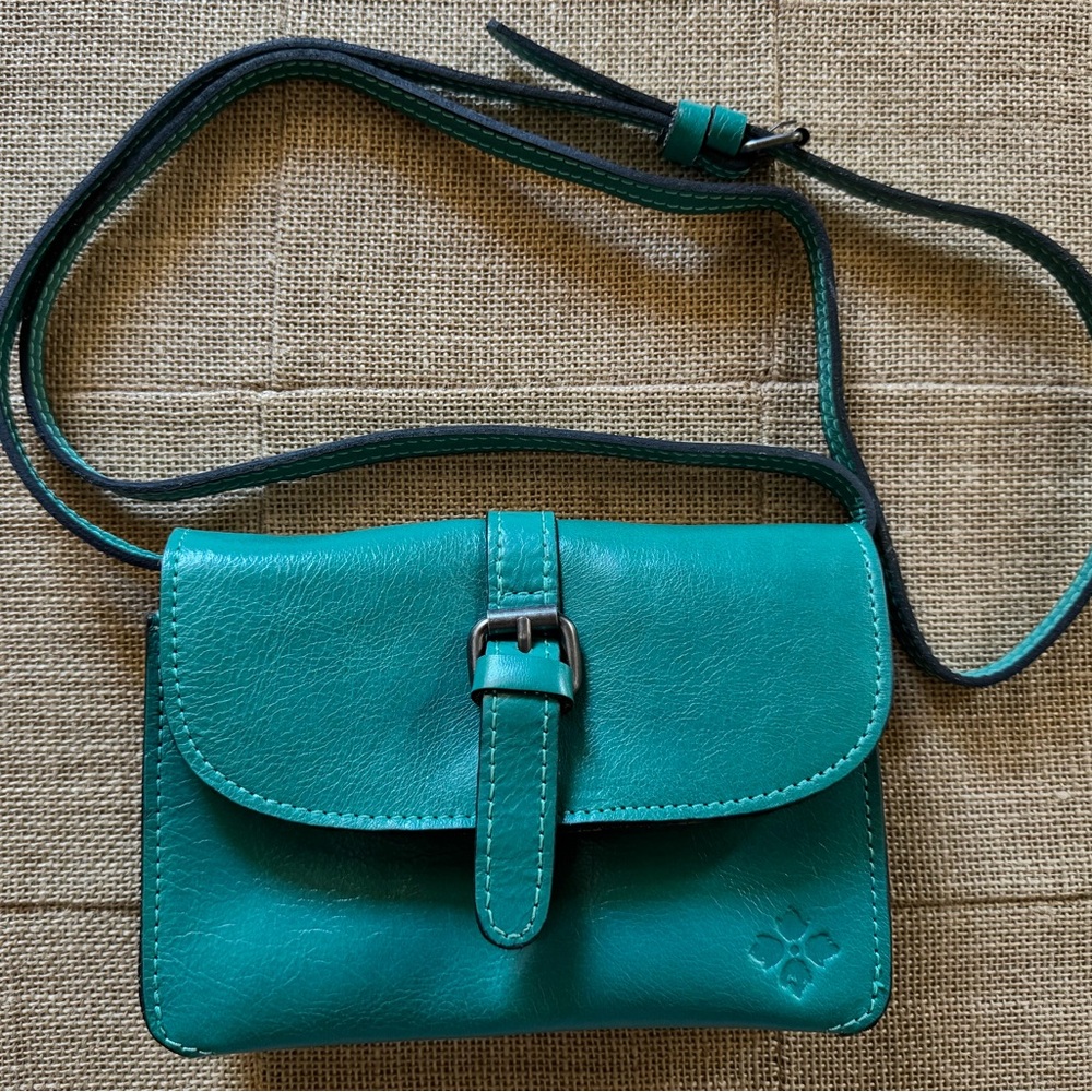 Patricia Nash | Teal Leather Purse | Like New